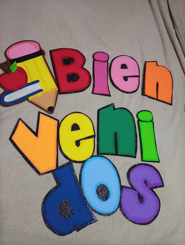 Letras de bienvenidos año escolar